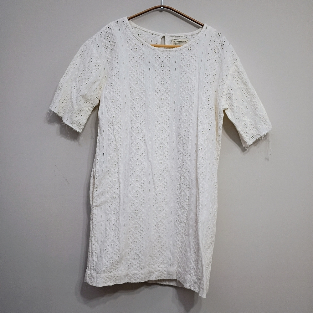 Current Elliot White Cotton Lace Dress - Picture 2 of 13